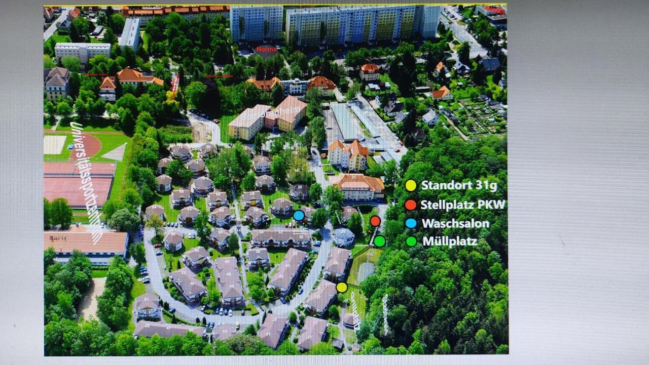 Ferienwohnung Am Stadtwald Freiberg Exterior foto
